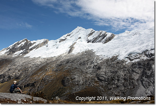 Gazing neat the pass - Santa Cruz Trek, Peru